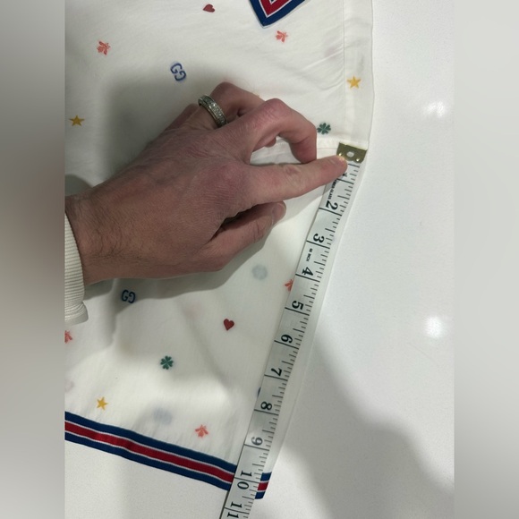 Gucci White Shirt with Multicolor Accents 50IT - Picture 15 of 15